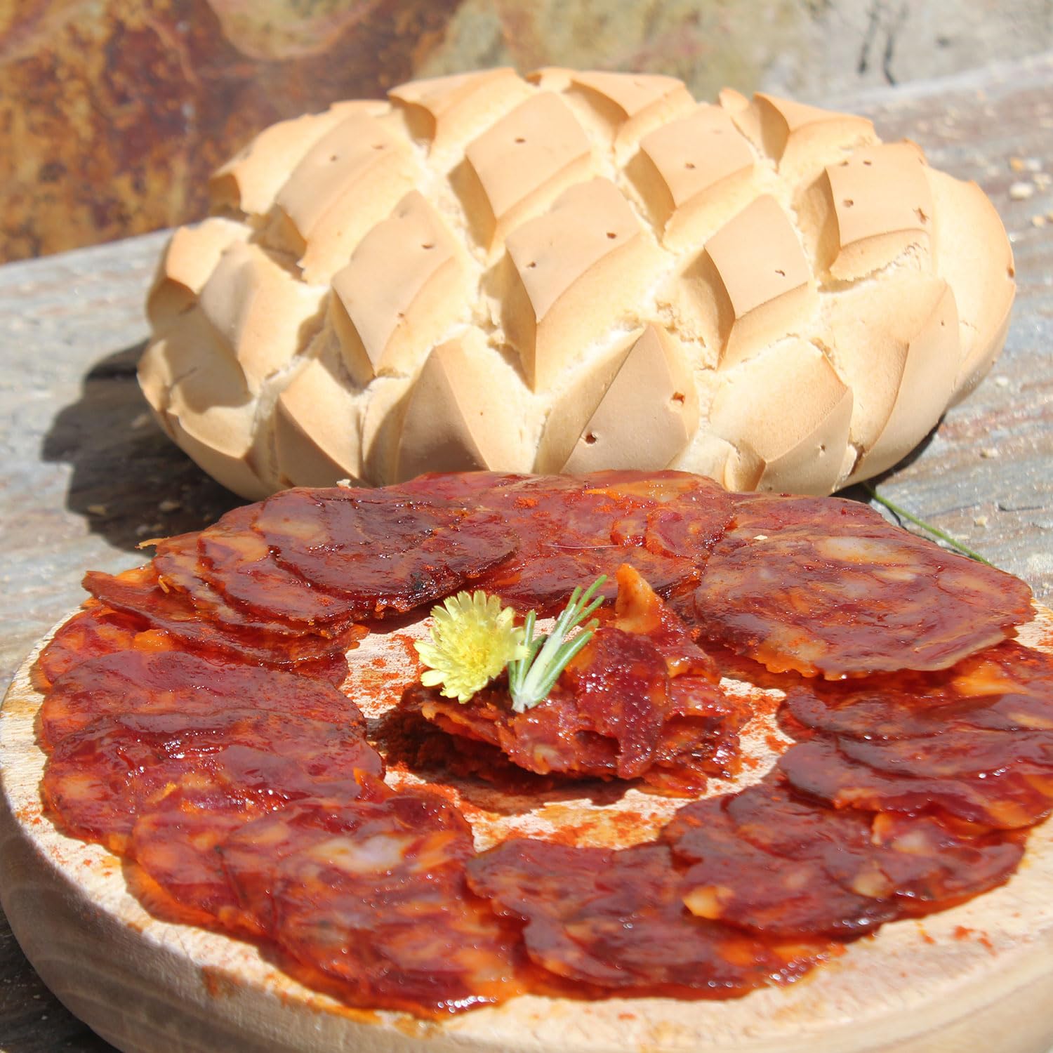 Chorizo Ibérico de Bellota, 10 Sobres, 100 g, Caja Regalo
