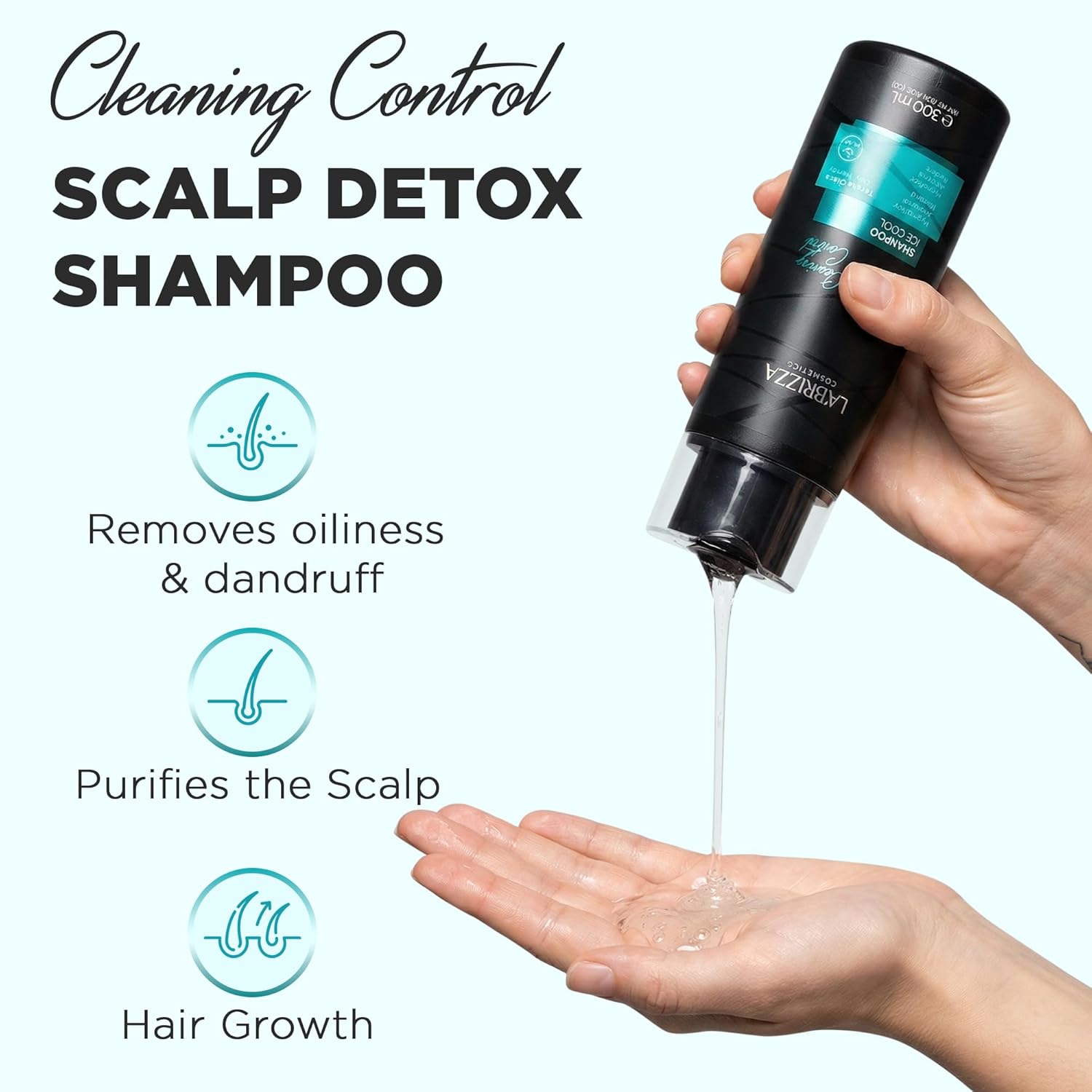 LA'BRIZZA Cleaning Control ICE COOL Scalp Detox Shampoo - 300ml