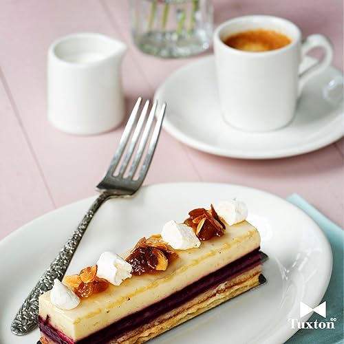 Miniatura 7 de Tuxton China TRE-017 Tiara taza, 8 onzas., 3.0 in (de) diámetro x 9.925cmH, apto para microondas y lavavajillas, horno a prueba de prueba,