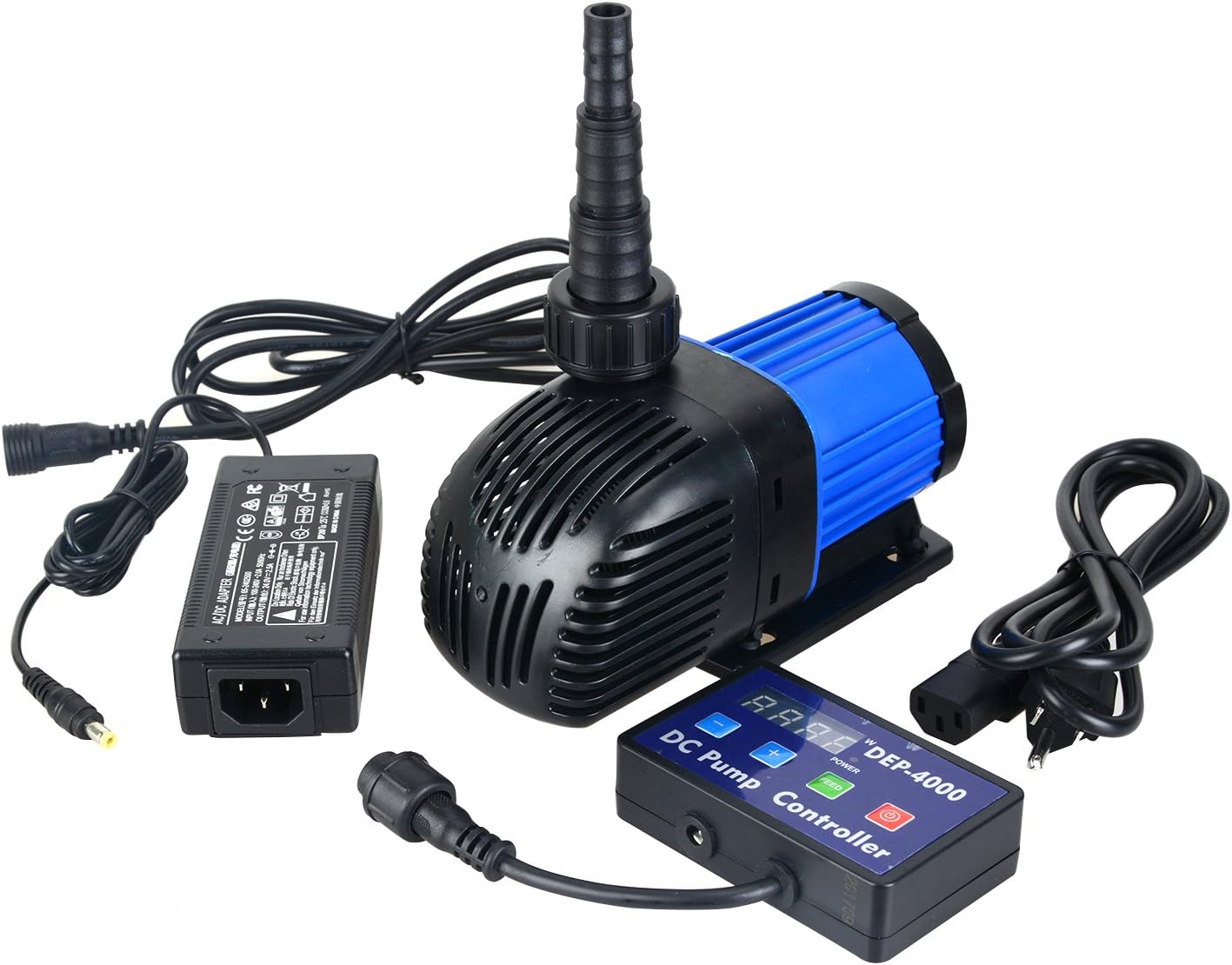 Uniclife DEP-4000 Controllable DC Water Pump with Controller, 1052 GPH, for Marine Freshwater Aquarium Pond Circulati: Home Improvement