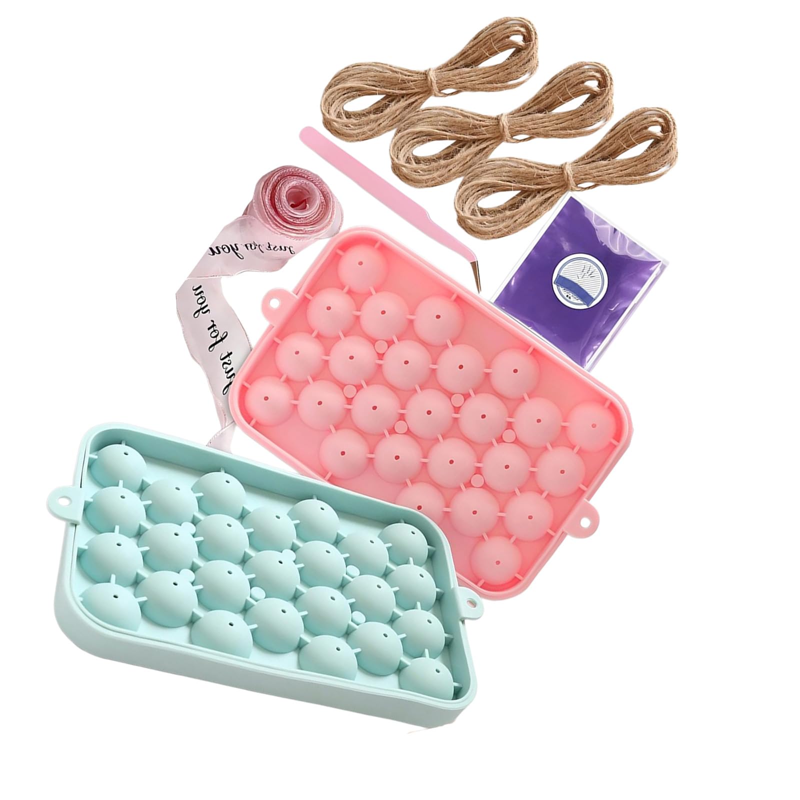 Tsophreniq Soap Crafting Set Includes Grape Silicone Molds Gift Packaging Bag Ribbon for Soap Project Mother ' s Day Gift Grape Shaped Mold