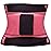 VENUZOR Waist Trainer Belt for Women - Waist Cincher Trimmer - Slimming Body Shaper Belt - Sport Girdle Belt (UP Graded)(Pink,Large)