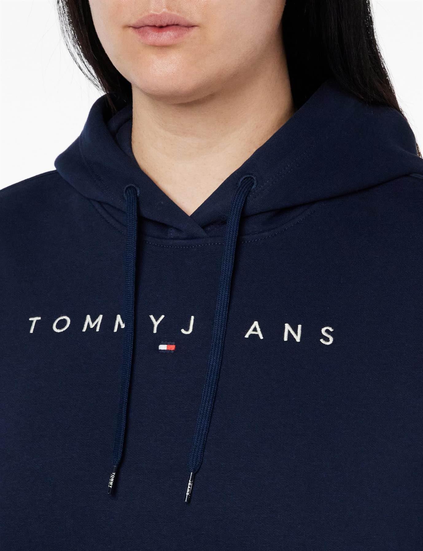 Tommy Jeans Donna Felpa Regular Fit con Cappuccio