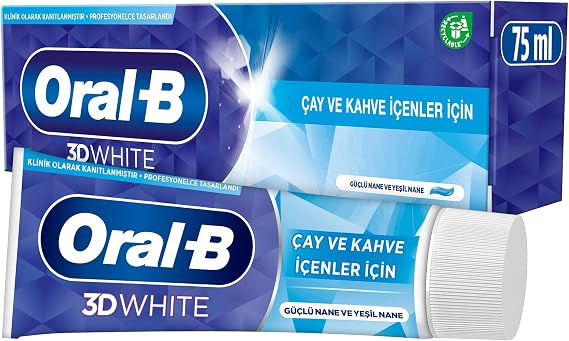 Oral-B 3D White Toothpaste for Tea and Coffee Drinkers 75 ml