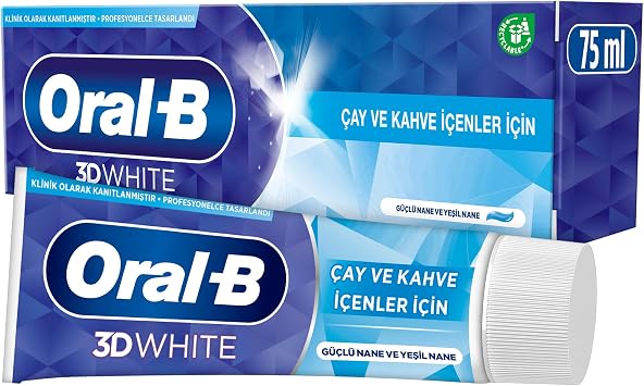 Oral-B 3D White Toothpaste for Tea and Coffee Drinkers 75 ml