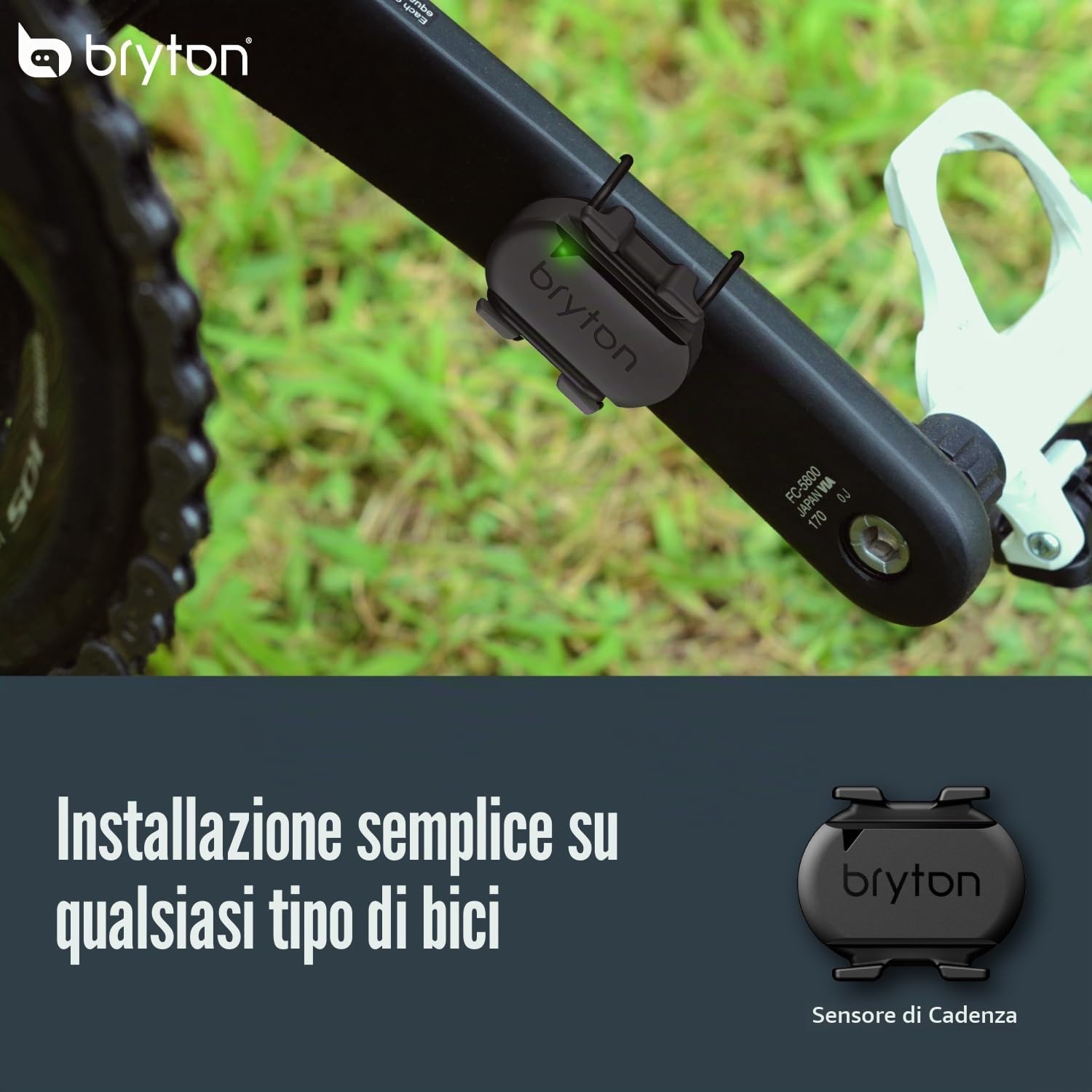 Kit dual sensor cadenza/velocità ANT+/BLE no magnet