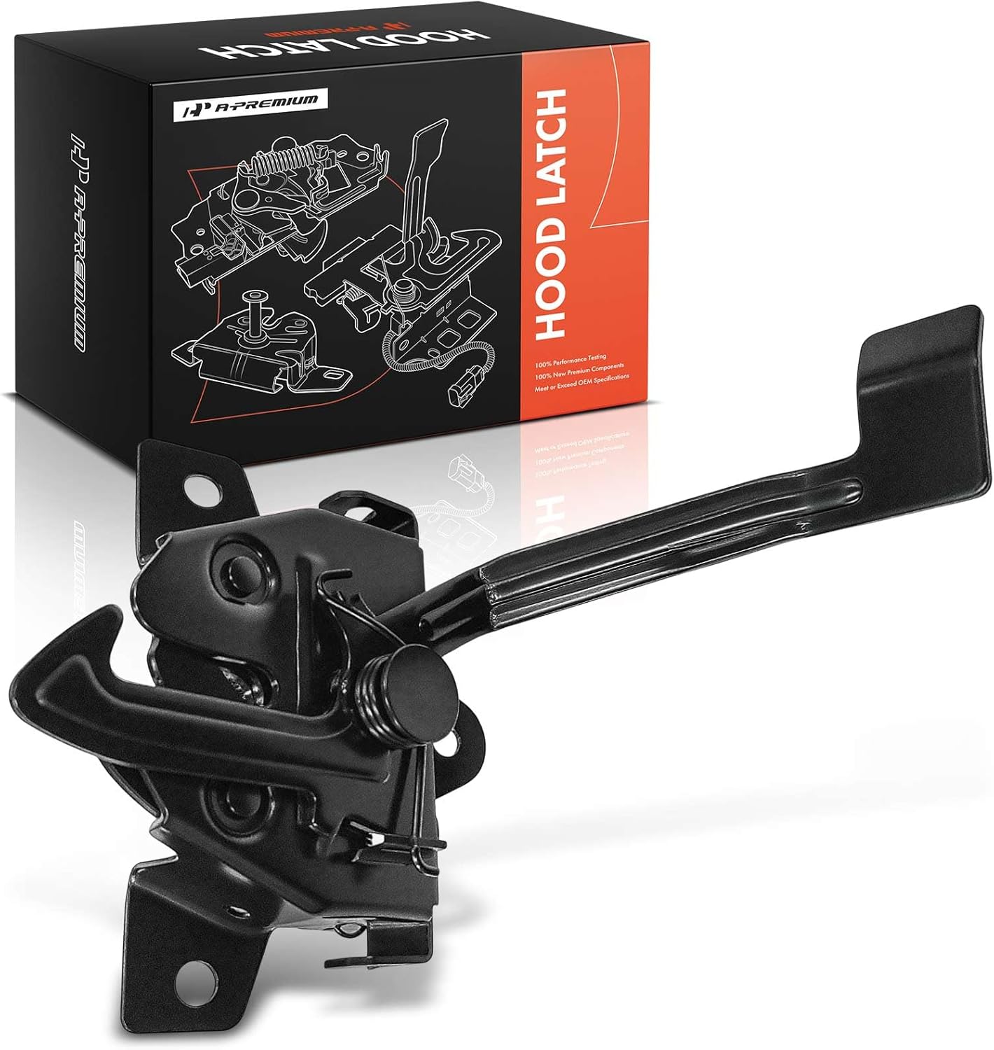 A-Premium Hood Latch Lock Compatible with 2005-2009 Hyundai Tucson, Front Hood Lock Engine Bonnet Latch Assembly