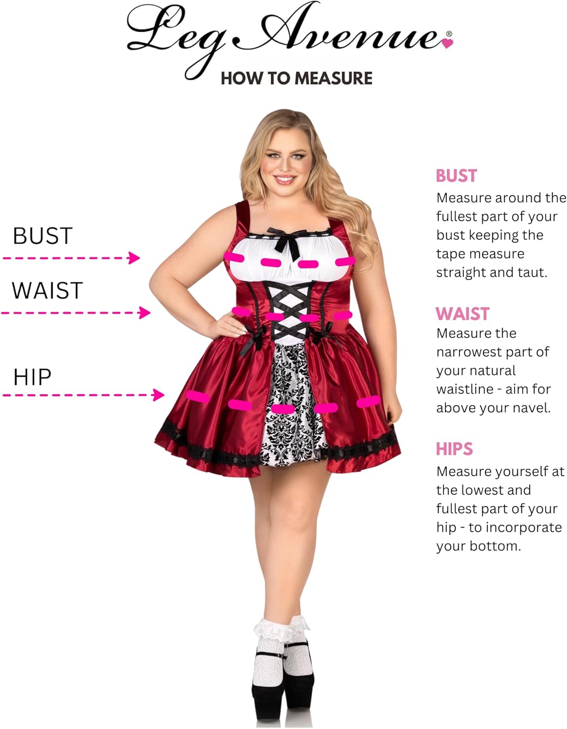 Leg Avenue Women's Gothic Red Riding Hood Costume