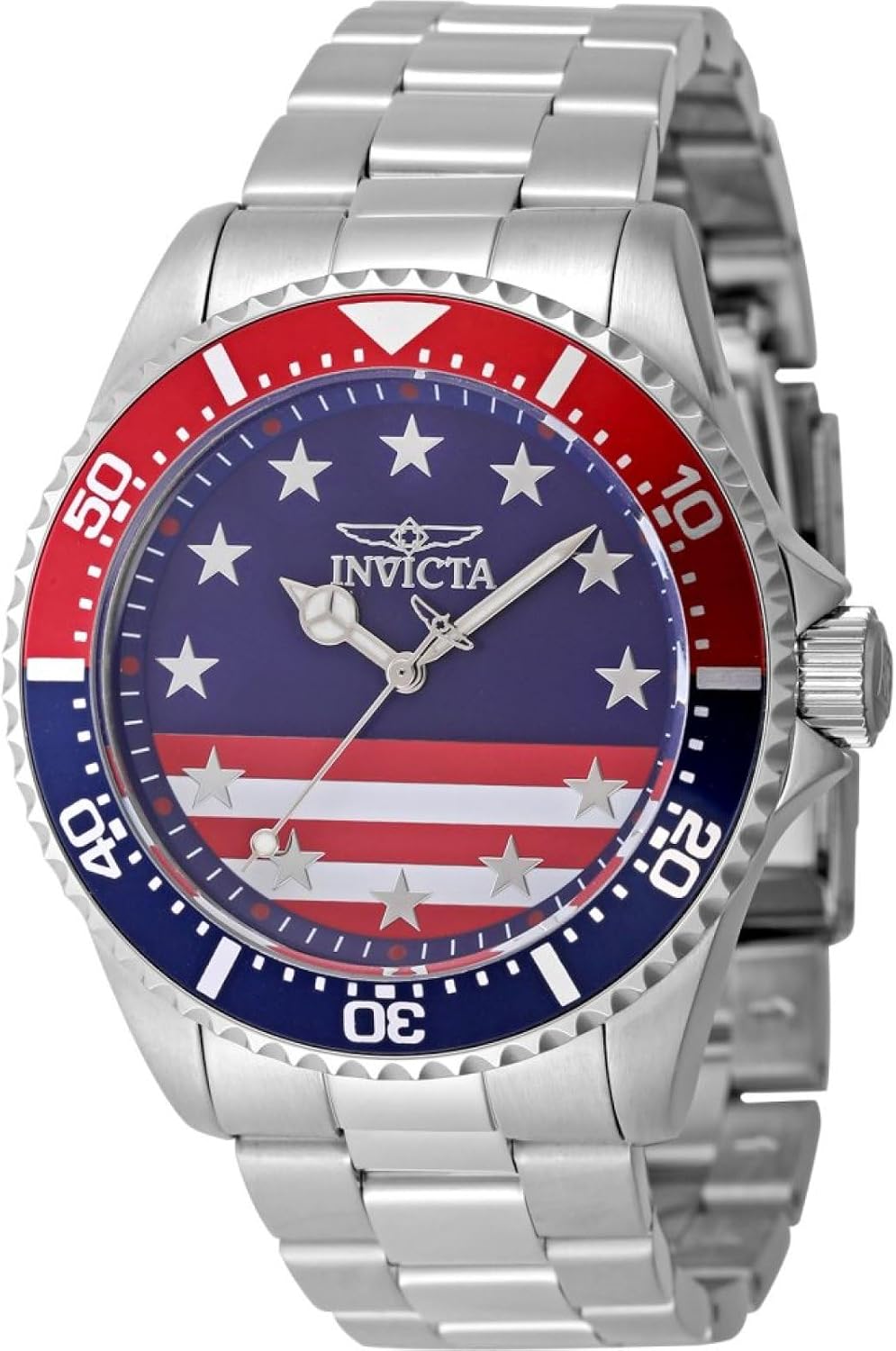 Invicta Pro Diver Red and White and Blue Dial Men’s Watch 48942