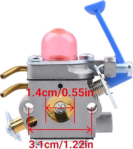 Miniatura 2 de Carburador 128LD con kits de afinación para Husqvarna 128C 128CD 128L 128LDX 128R 128RJ recortadora de cuerdas reemplaza a Poulan 545081848 Zama