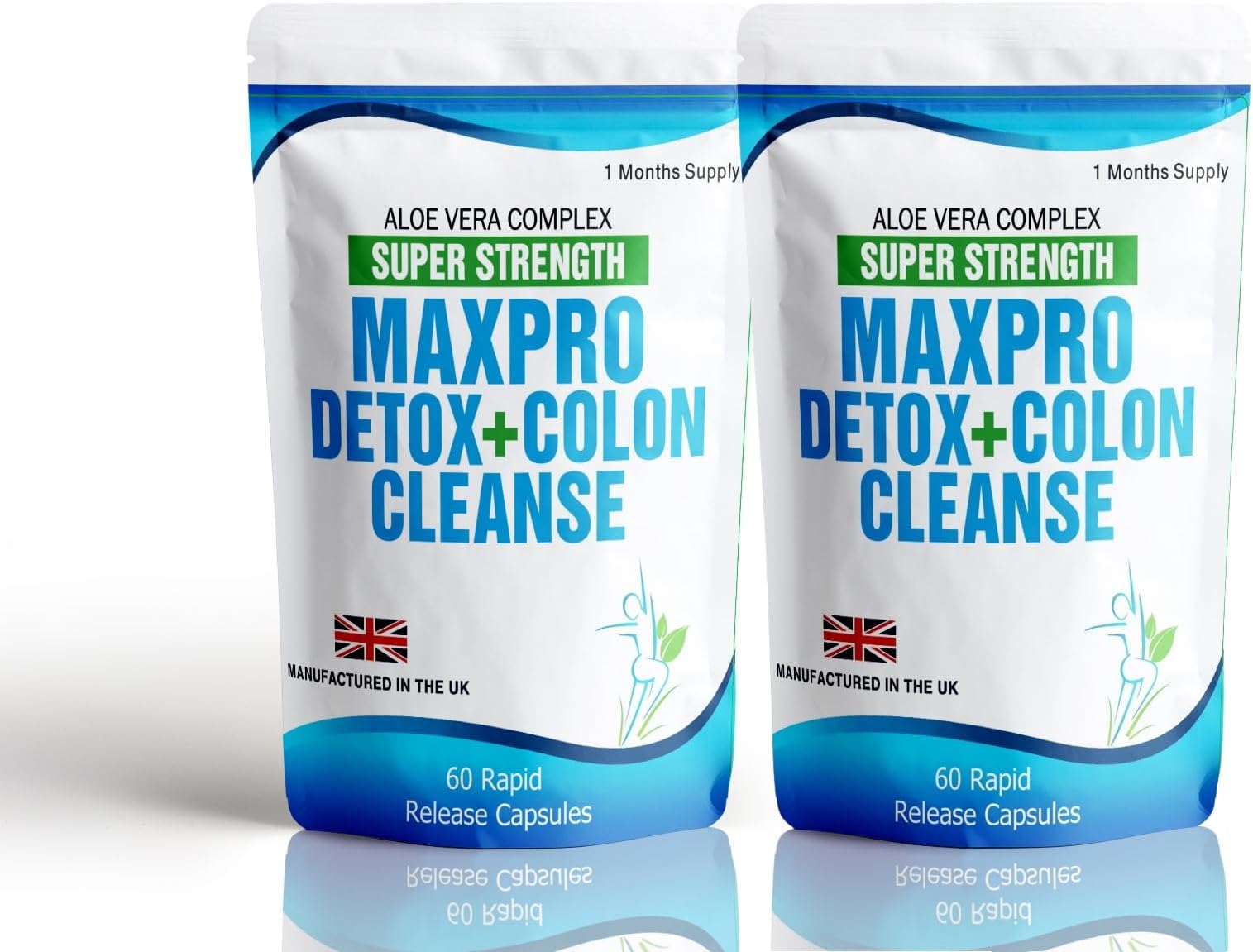 120 Colon Cleanse Clean Detox Bio Fat Burner Weight Management Diet Capsules 2 to 4 Months Supply Vegetarain Free Meal Plan and Dieting Tips