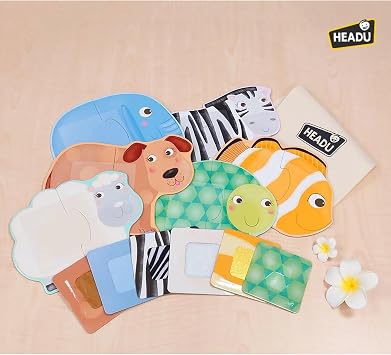 Headu Tactile Animals Montessori (1-4 Yaş)