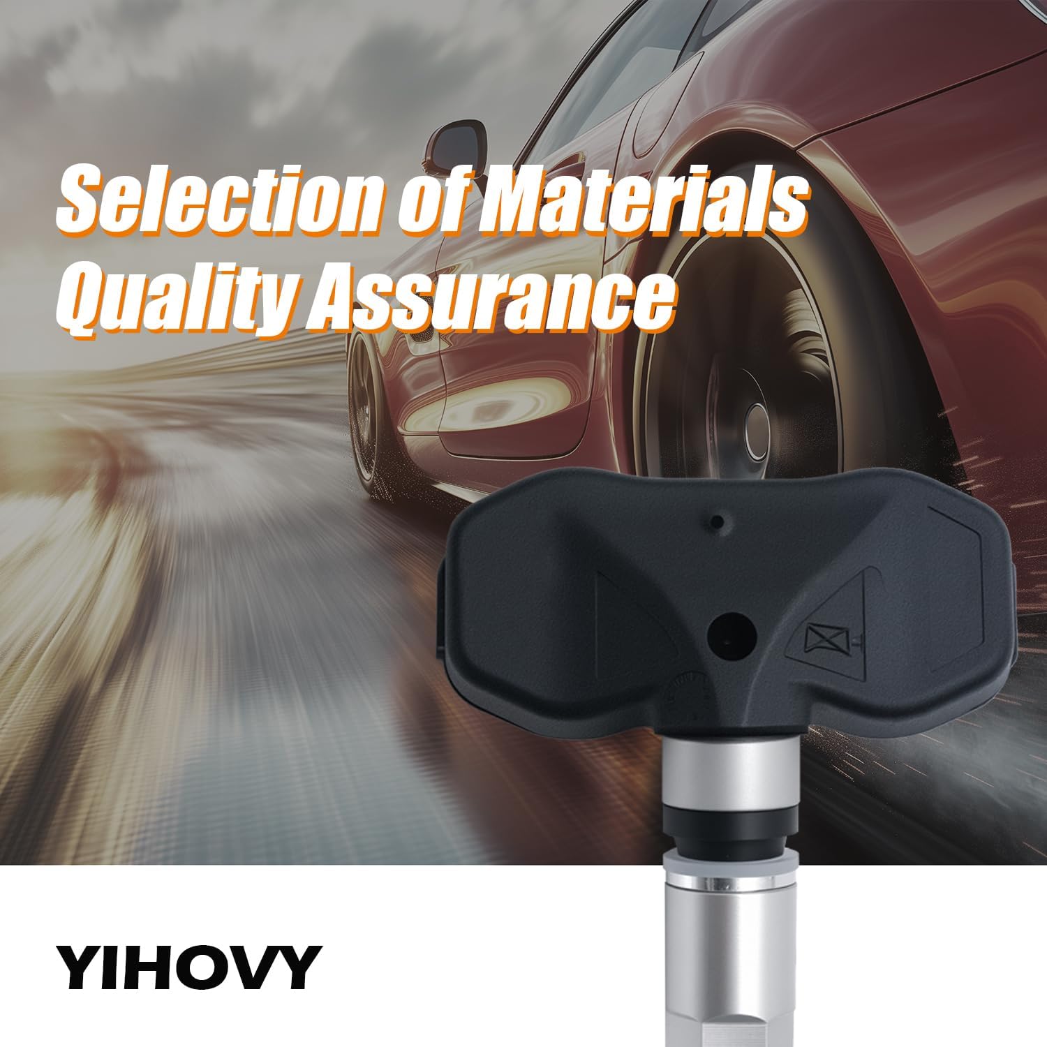 Pre-Programmed TPMS Sensor Tire Pressure Monitoring Sensor 25774006 fit for Cadillac CTS SRX, fit for Chevrolet SSR Trailblazer, fit for Buick Rainier, fit for GMC, fit for Isuzu - 315MHz (4)