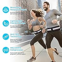 Vista 2 de Lower Back Brace for Pain Relief - Adjustable Lumbar Support Belt for Sciatica, SI Joint, Hip & Spine Pain - Breathable Back Support Brace for Men