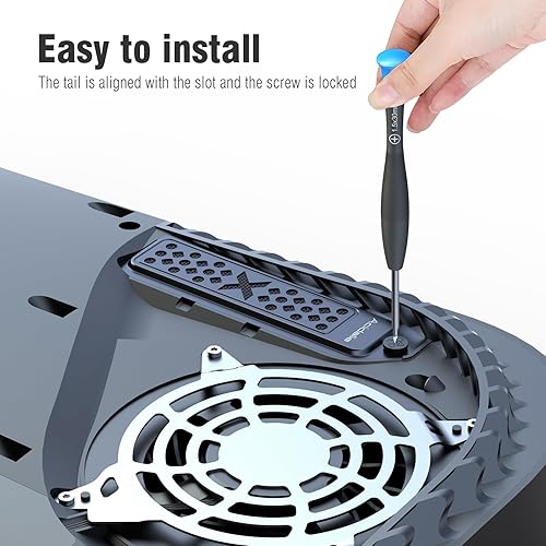 Miniatura 6 de Cubierta de metal a prueba de polvo y refrigeración para ranura de expansión SSD PlayStation 5 M.2, adecuada para todos los disipadores de calor PS5