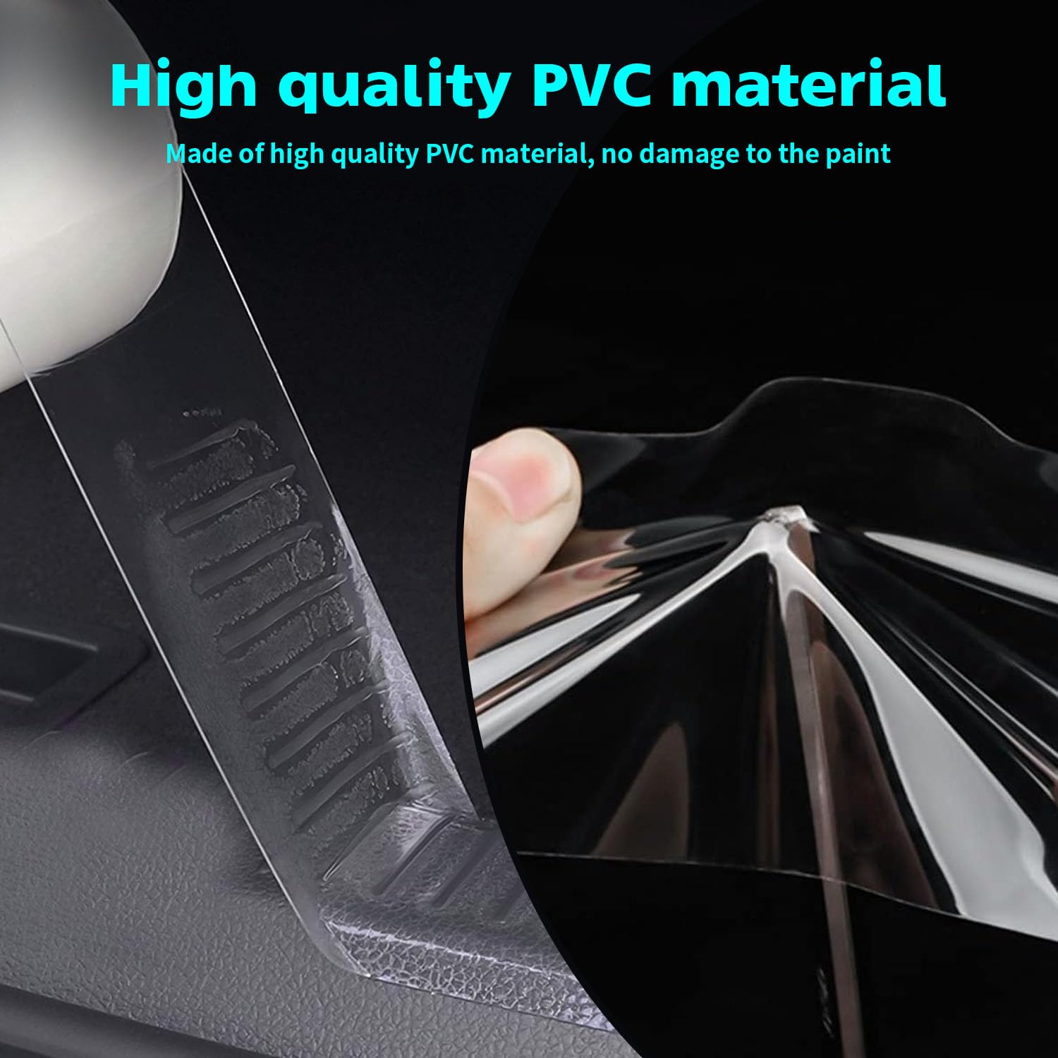 Protection Seuil de Porte Voiture, Transparent Protection Porte Voiture 5CMx10M Universel Film de Protection Seuil de Porte Voiture pour Voiture Vélo Moto, 1 Pièces