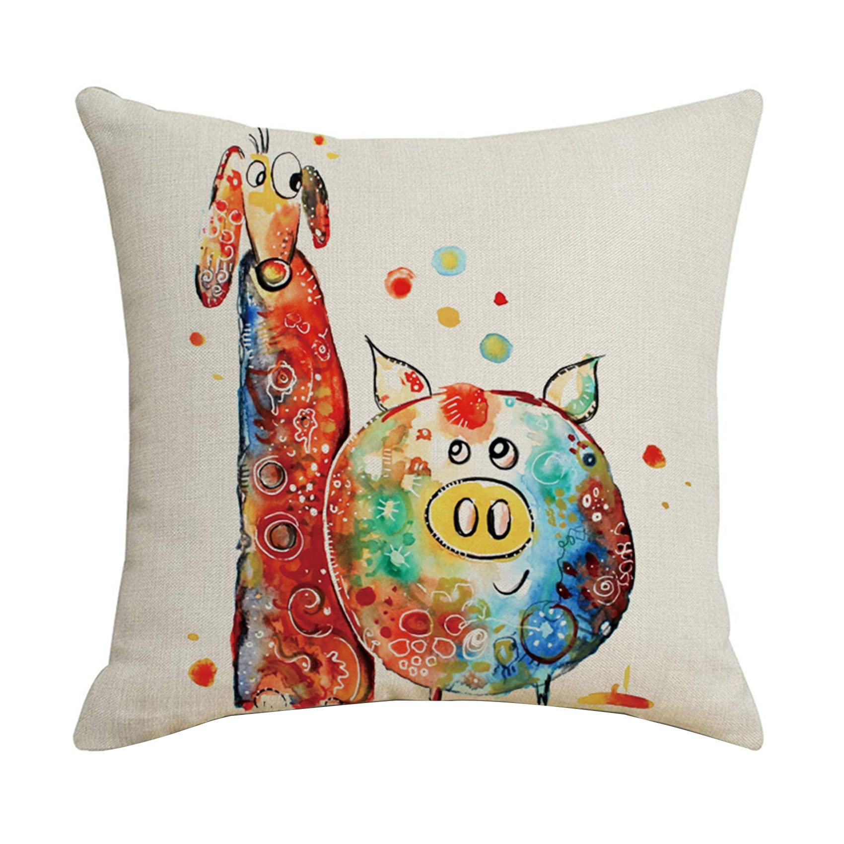 Housse Coussin 65x65 Cm Lot De 2 Housses De Coussin Rouge En Velours Carré Taie D'oreiller Housse De Coussin Fleur Doux Coussin Canape Decoration Maison Pour Salon Chambre Canapé Déco Cadeaux -TR44