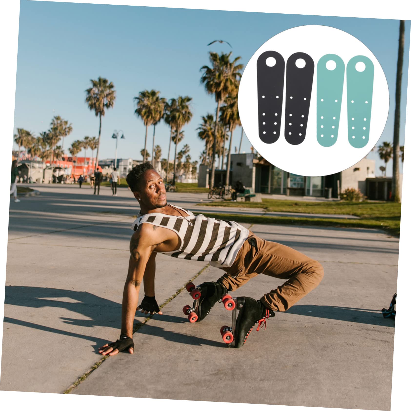 BESTonZON Protector De Pies De Cubiertas De Piel Dedos De Patinaje Fáciles De Limpiar Y Resistentes