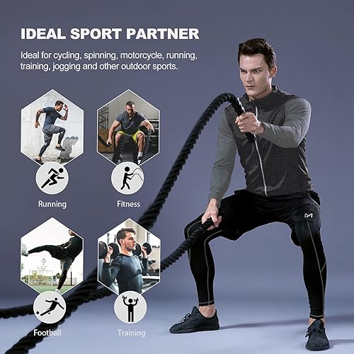 Miniatura 6 de Conjunto de compresión para hombre, 5 piezas, pantalones de manga larga, pantalones cortos atléticos, chaqueta para correr