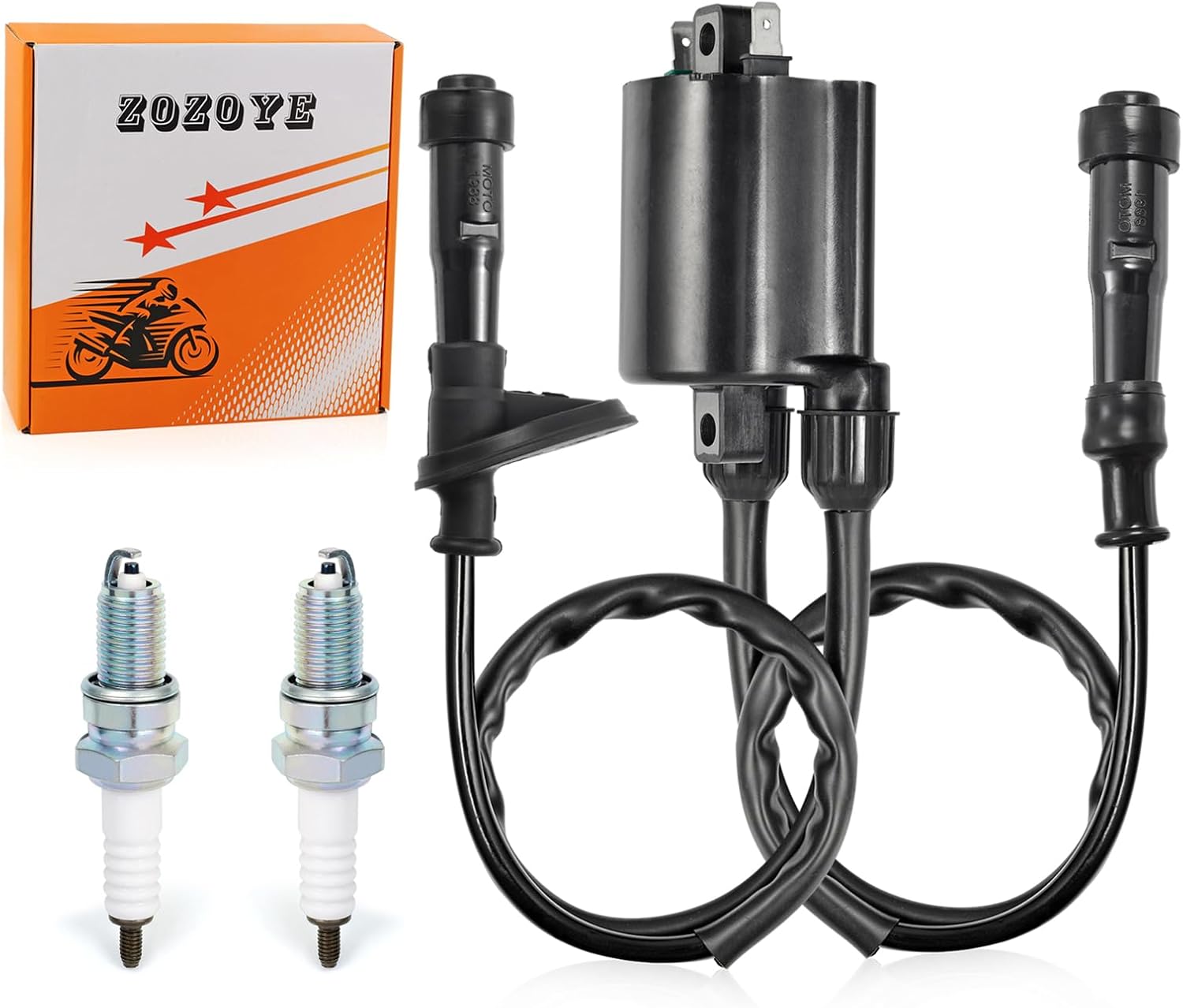 Honda Shadow 750 Exhaust & Spark Plug Cap Kit For Honda - Foto 4