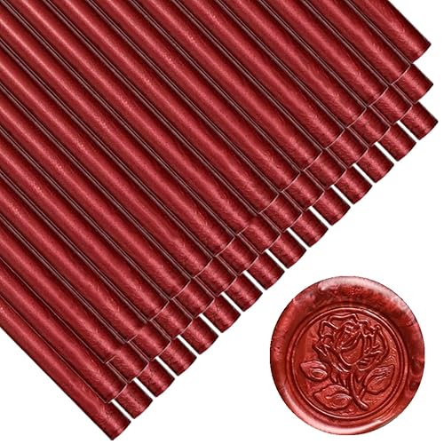Miniatura 10 de 40 barras de sellado de cera morada, pistola de pegamento, varillas de sellado de cera morada para sello de cera, invitaciones de boda, sellado de