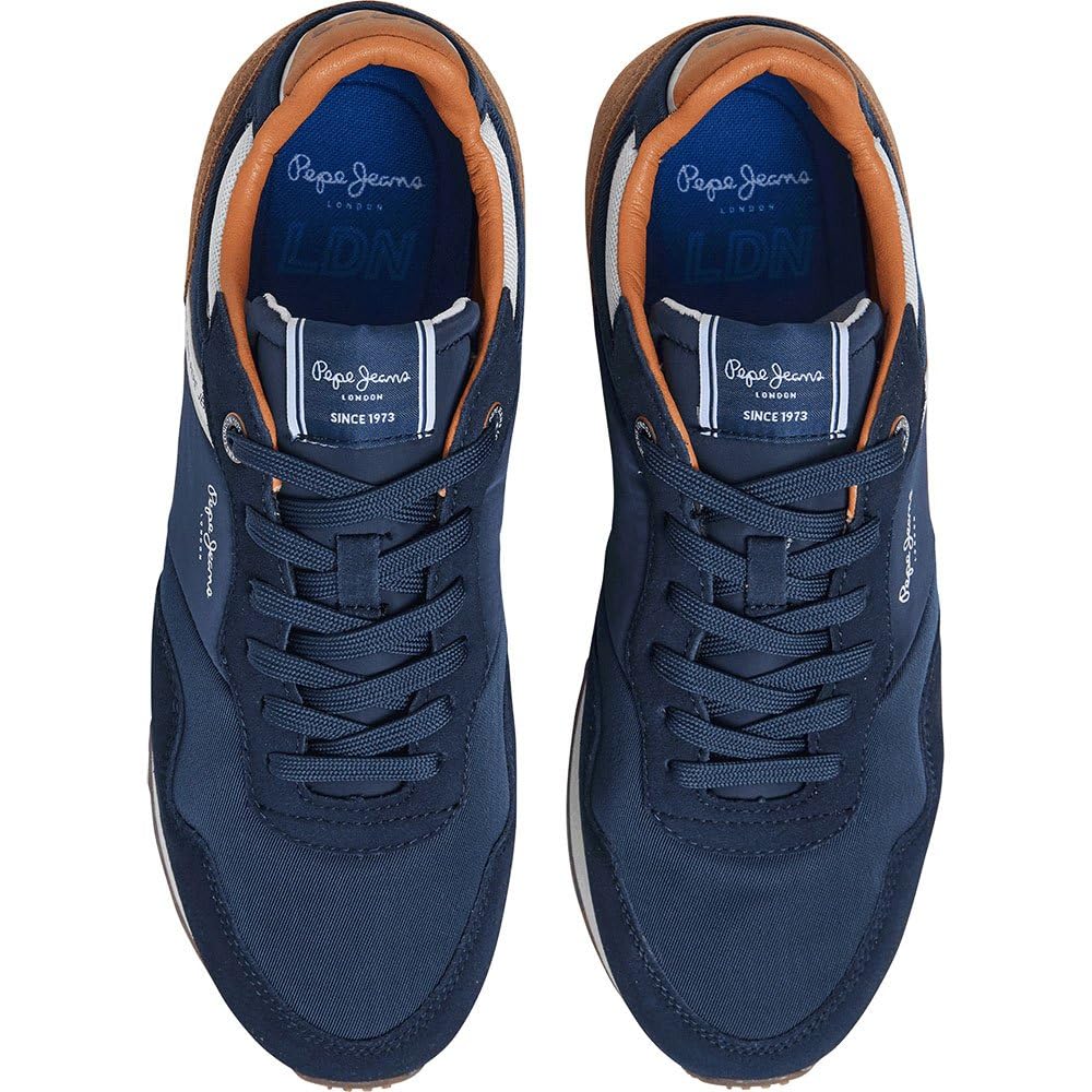 Pepe Jeans Zapatillas de Piel London Brand Gris