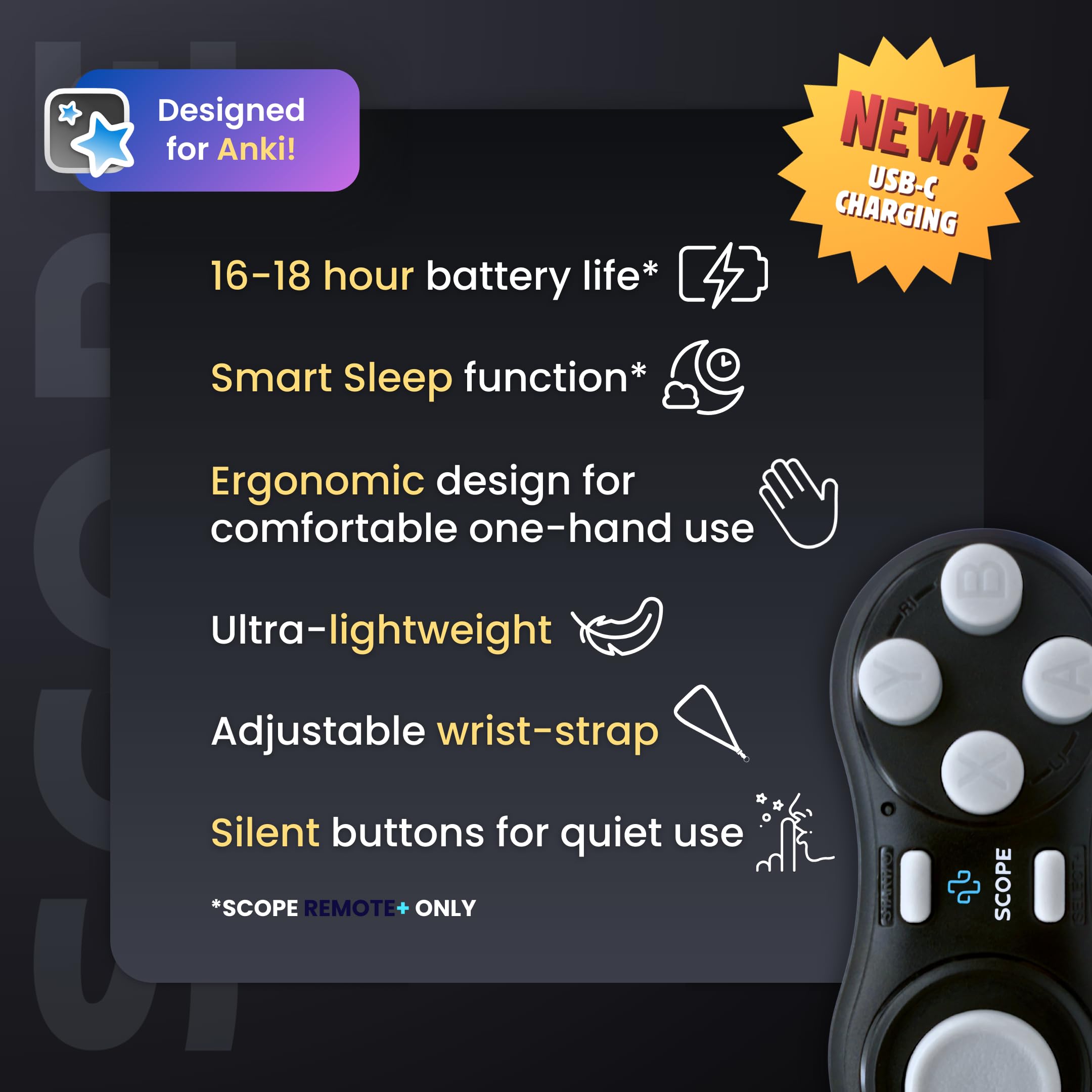 Amazon.co.jp: スコープリモート - Anki用リモート.Ankiアドオンで