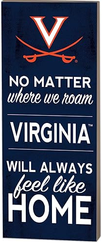KH Sports Fan Virginia Cavaliers - Letrero de 7 x 18 pulgadas, talla única, color del equipo