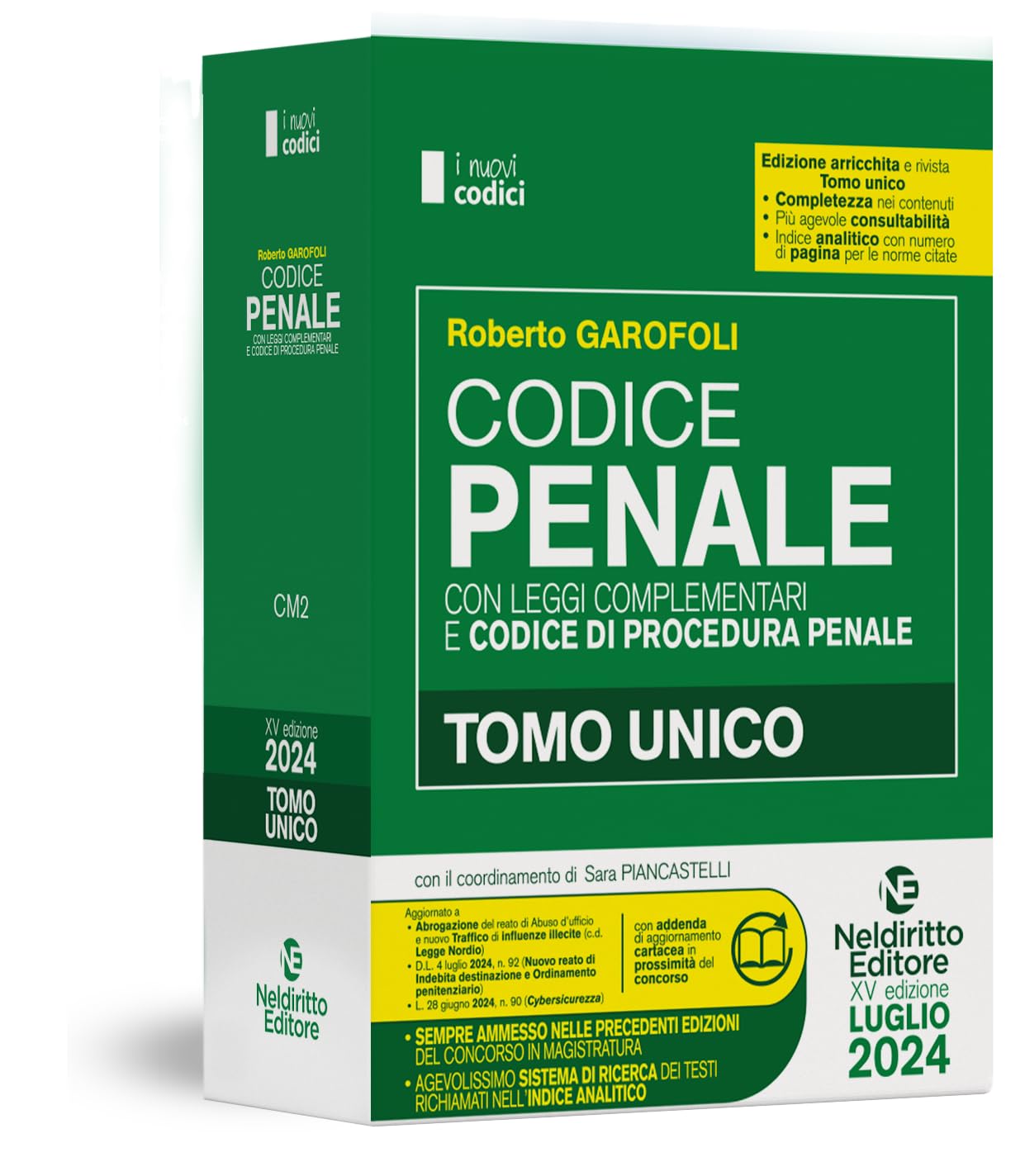 Concorso Magistratura: Kit codici normativi Civile, Penale e Amministrativo Luglio 2024