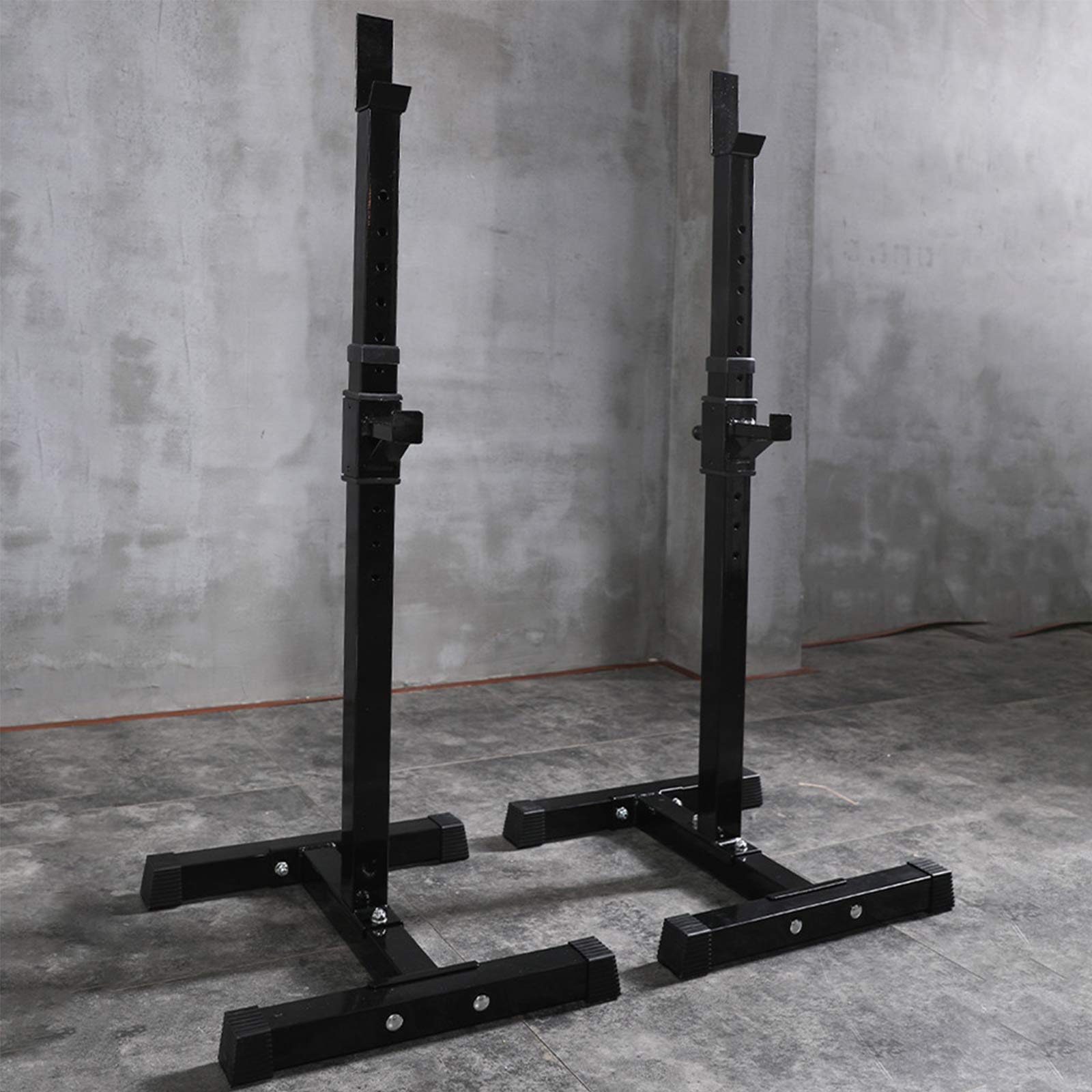 INUUXLG Squat Rack, Adjustable Bench Press Stands Dip Stand for Home Gym Full Body Multi-Function Workout Fitness