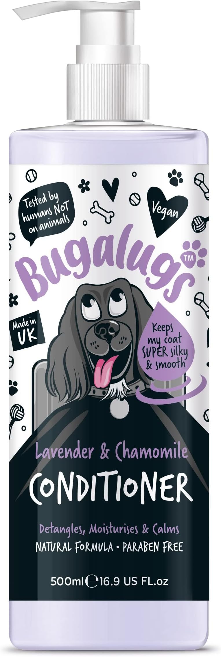 Bugalugs One in a Million Dog Detangler Spray Hair Conditioner for
