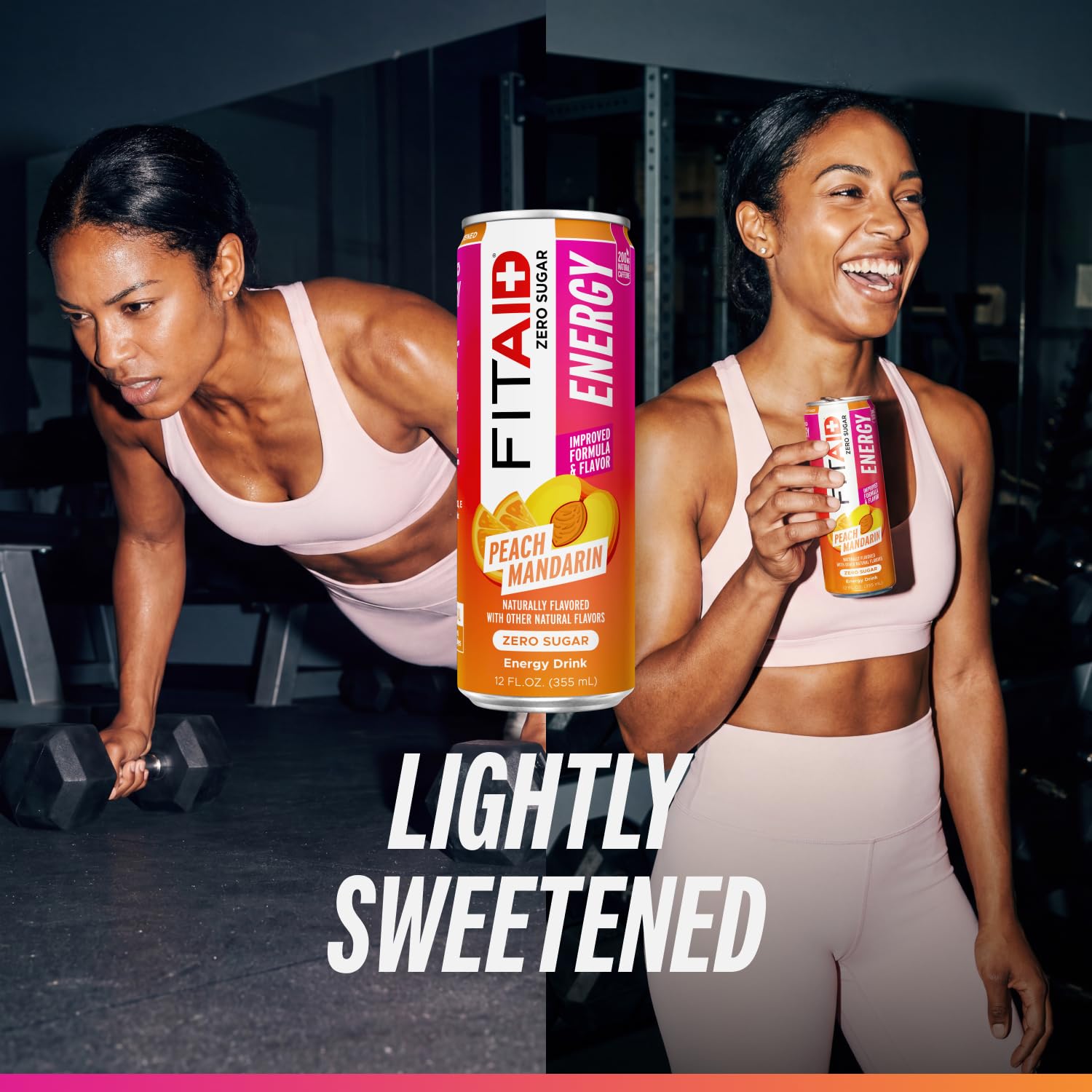 Amazon.com : FITAID Energy Zero Sugar Peach Mandarin 200mg, 12 fl