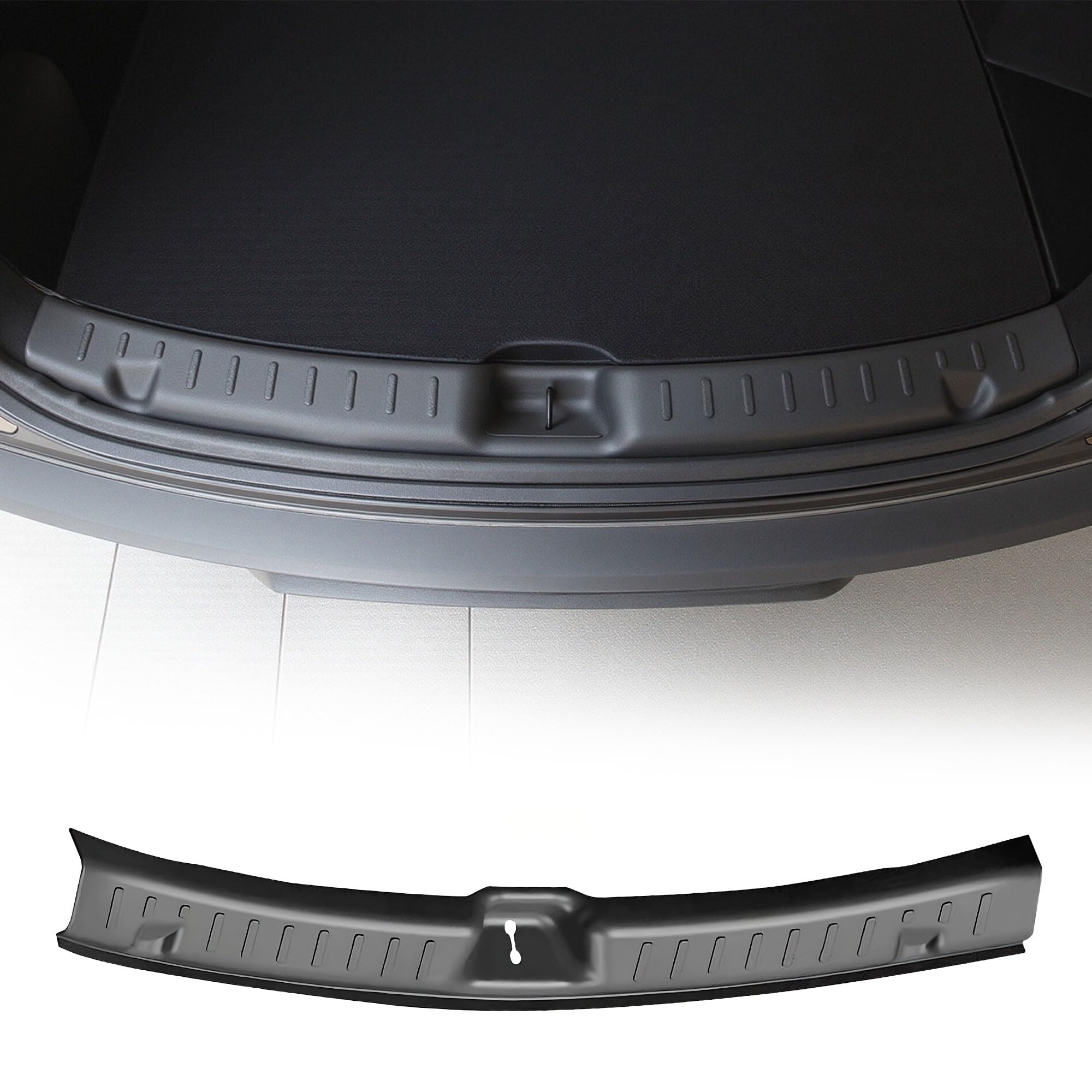 TOPABYTE Osłona tylnego zderzaka Tesla Model Y Juniper 2025/2026, ochrona tylnego zderzaka, z termoplastycznego elastomeru, ochrona przed zarysowaniami, akcesoria do listwy progowej