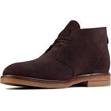 Clarks Men's Clarkdale DBT Boot Dark Brown Suede 11.5