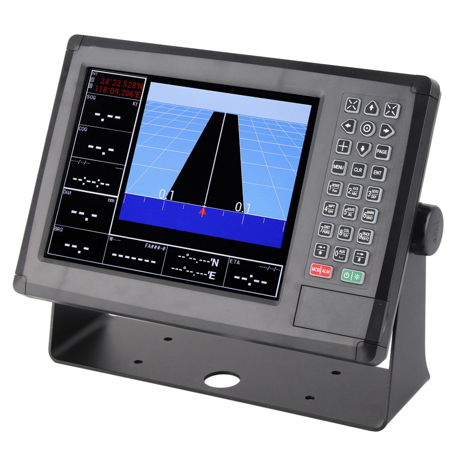 GPSMAP 10,4 Zoll wasserdichtes Marine GPS und Kartenplotter mit 800 x 600 Pixel (SVGA) Auflösung 300 cd/m2 Farb TFT LCD IPX65 AIS Eingangsanschluss