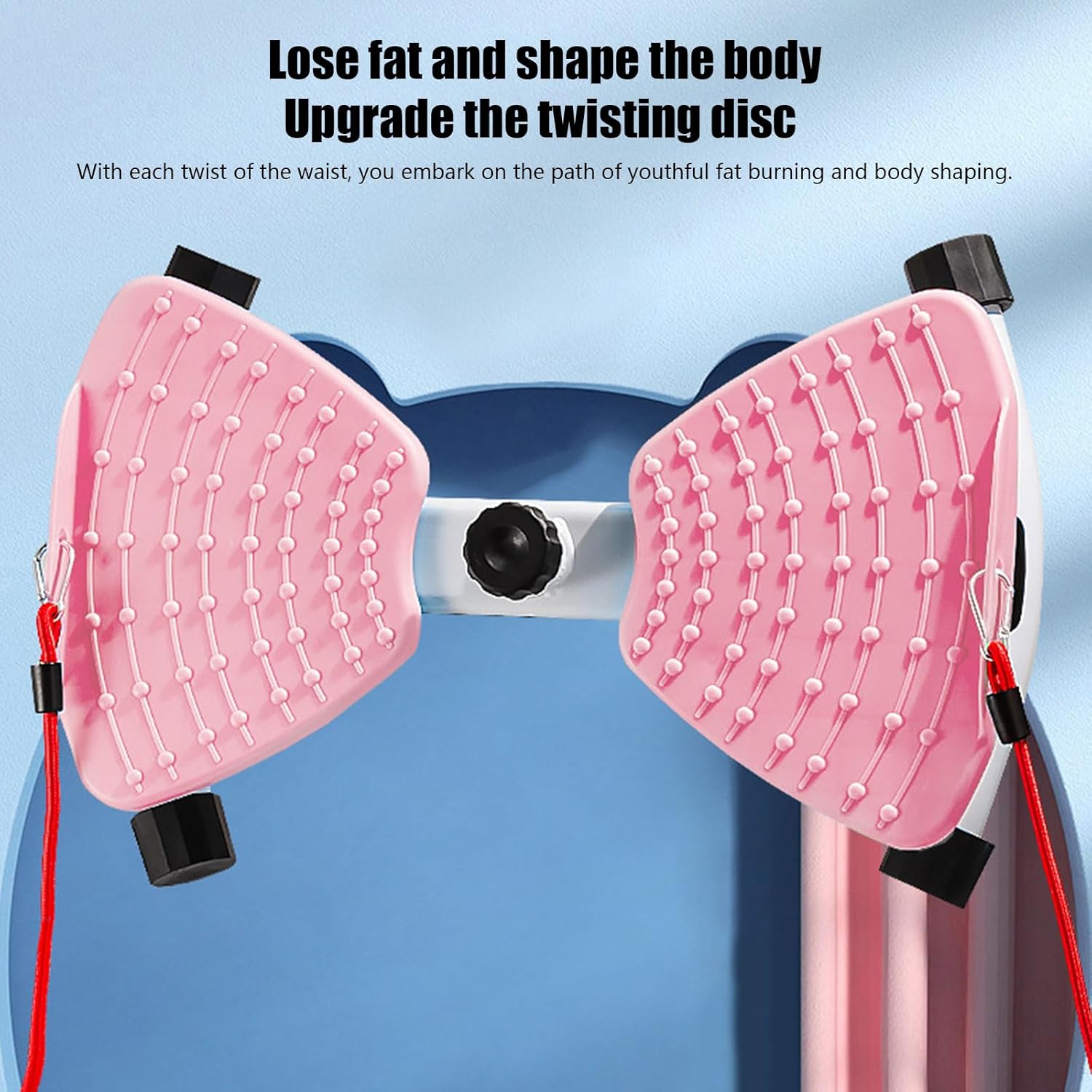 Powerful Waist Twist with Counter 300Lbs Capacity Silents Anti Slip Base Portable Home Use Portable Waist Twisting Machine