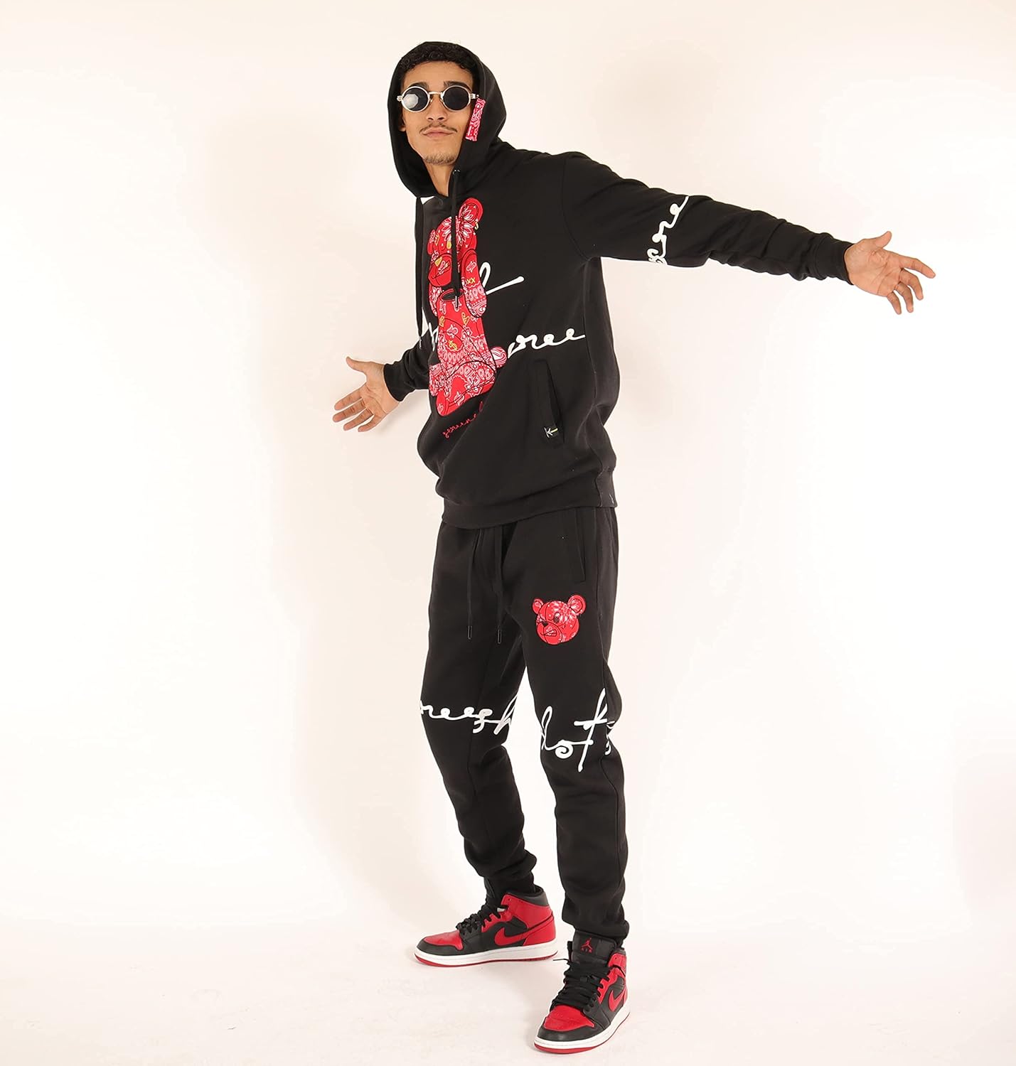 SCREENSHOT Mens Urban NYC Hip Hop Premium Fleece - Pullover Active Streetwear Fashion Crew Neck Sweatshirt - Image 2