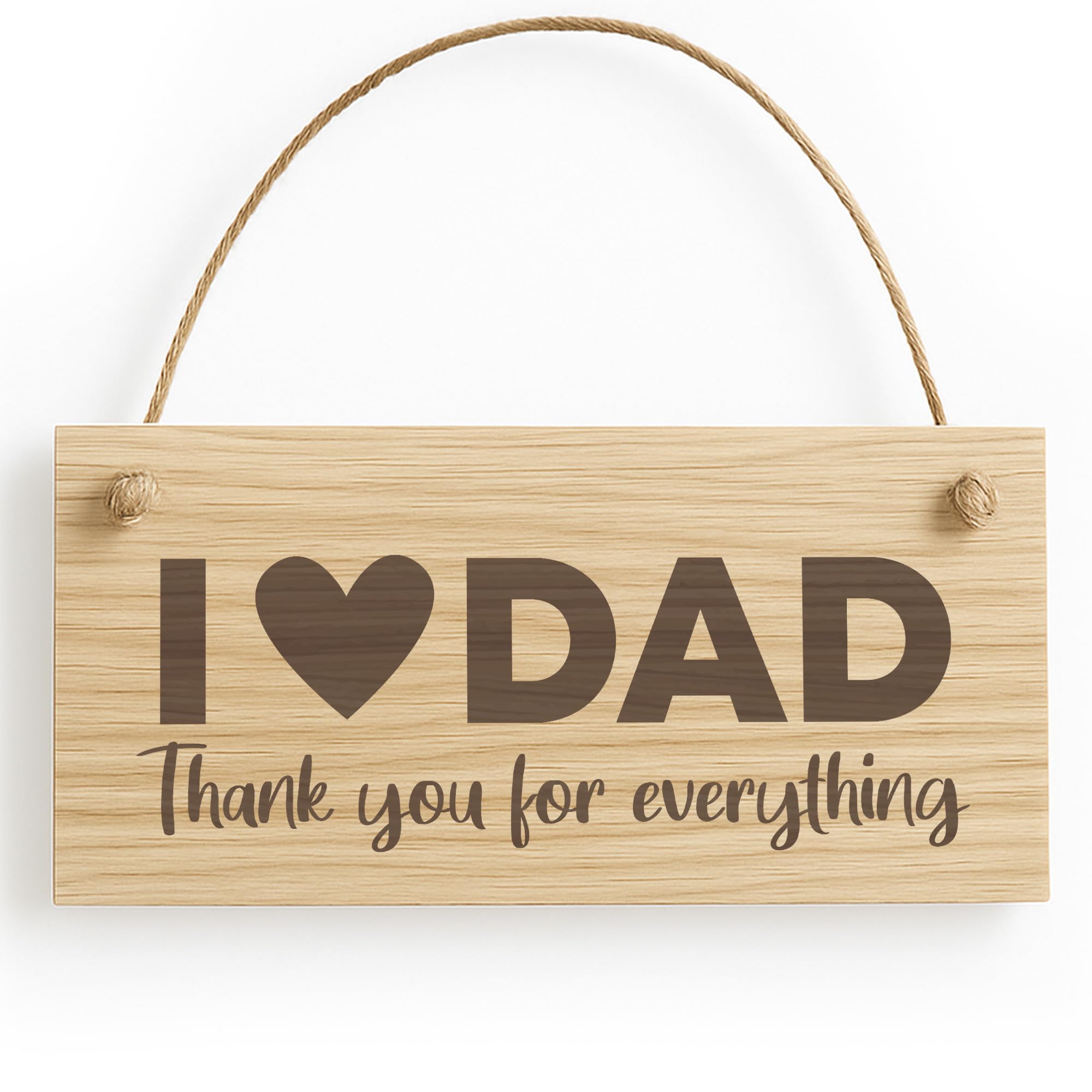 Dad Gifts From Daughter, Dad Gifts From Son, Fathers Day Gift, Thank You Dad Gift, Wood Hanging Sign, Dad Birthday Gifts