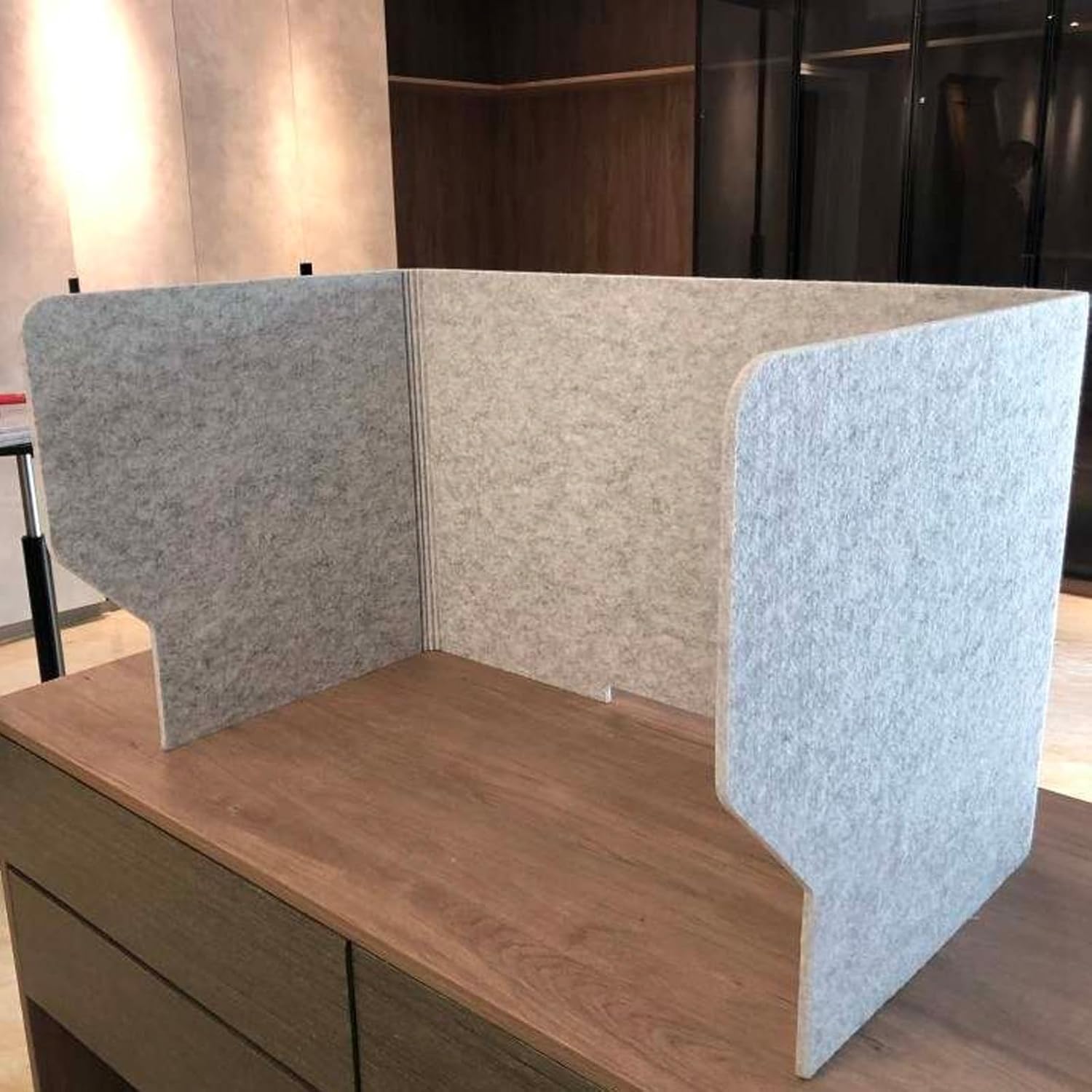 SAGIDAR Workspace Divider 60/80/100cm, Desktop Privacy