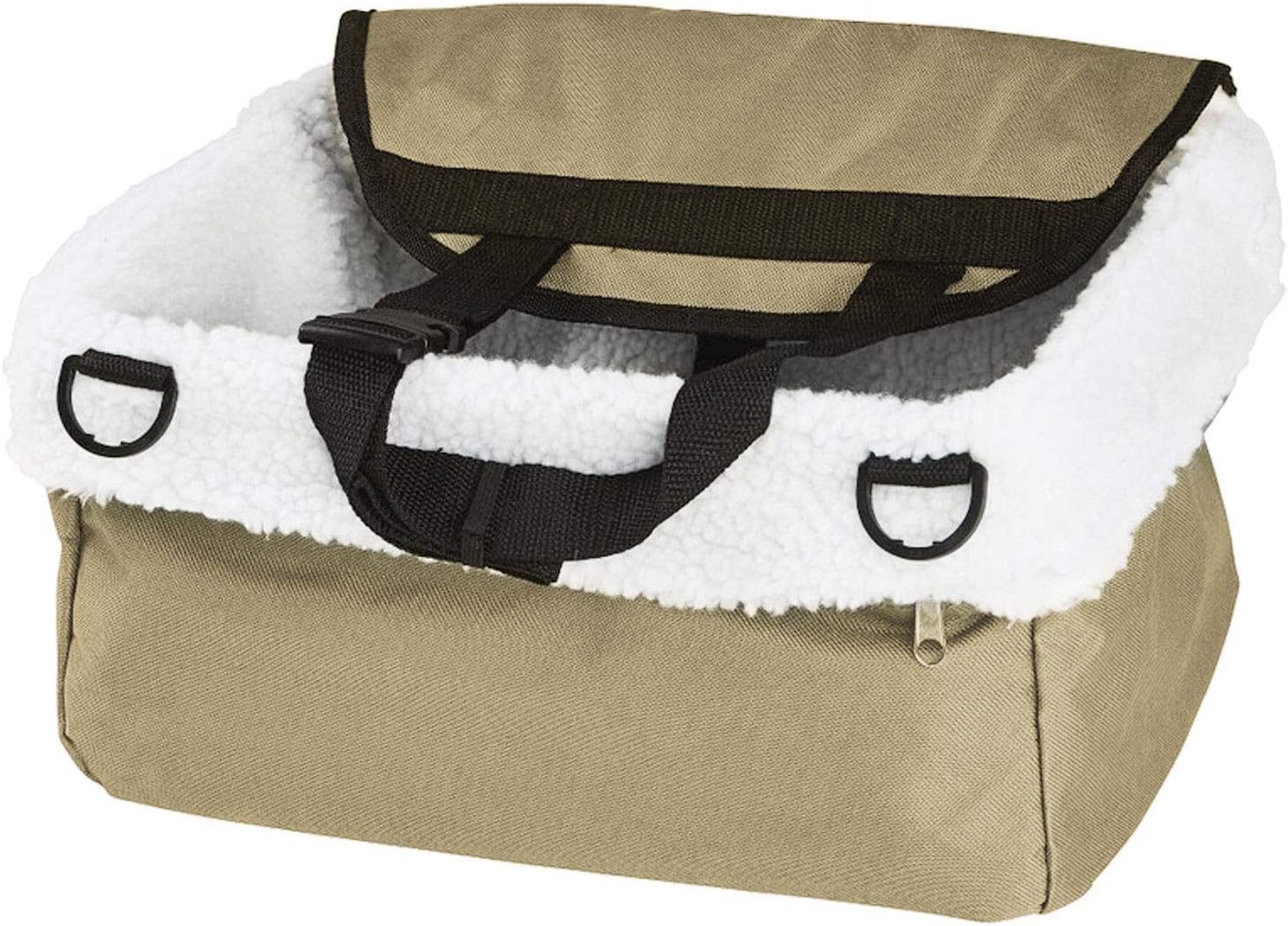 Imperial Home Dog Car Seat, Pet Carrier for Dogs, Puppy, Cat, Booster Seat with Safety Leash and Storage Pocket for Accessories, Portable, Soft Travel Bed for Small to Medium Sized Pets