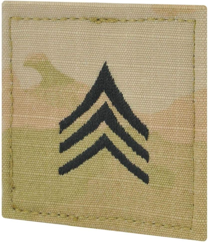 Army Sergeant Rank OCP with Hook and Loop