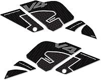 Vista 2 de labelbike - 2 pegatinas 3D de resina, protección lateral para tanque de motocicleta compatible con Ducati Streetfighter V4 2023