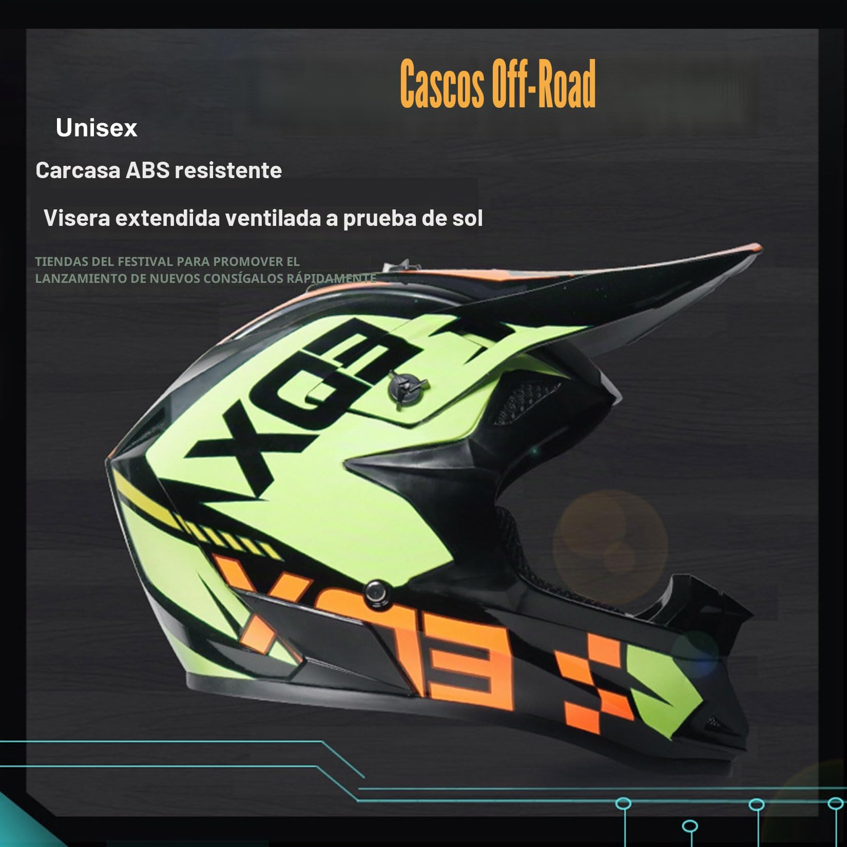 Casco De Motocross Casco MTB Jóvenes Adultos Casco Integral Moto con Gafas Máscara Guantes, Hombre Mujer Casco Descenso para MX Enduro Quad ATV Off Road BMX Scooter,Black-M