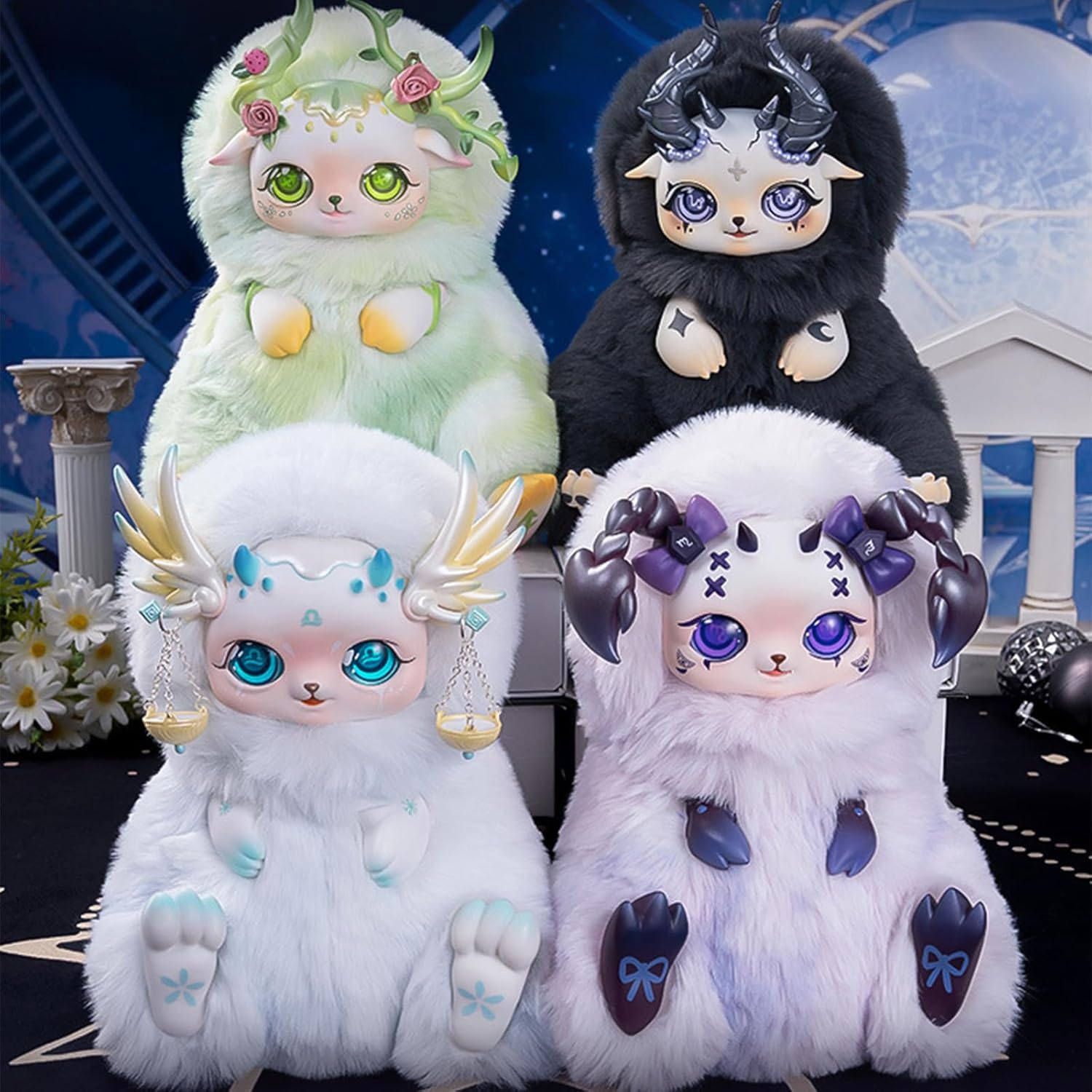 CALEMBOU Plush Blind Box, 8.6 Inches Cute Constellation Mobostar Whispers Woods Series Plush Blind Box Doll, Collectable Plush Toys for Birthday Gifts (1PC) - Image 6