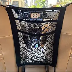 Rede Organizadora Porta Treco Universal para Veículos – Divisória de Assento, Suporte para Objetos, Crianças e Pets – FLIPSELL