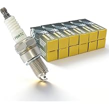 KIKITE 12 Pack F6TC Spark Plug NGK BPR6ES BP6ES Compatible with Honda GX160 GX200 GX270 GX390 Predator 212cc Champion RN9YC WR6DC Generac Engine Sparkplugs