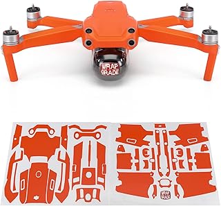 Wrapgrade Main Unit Skin DJI Compatible with DJI Air 2S (NEON Orange)