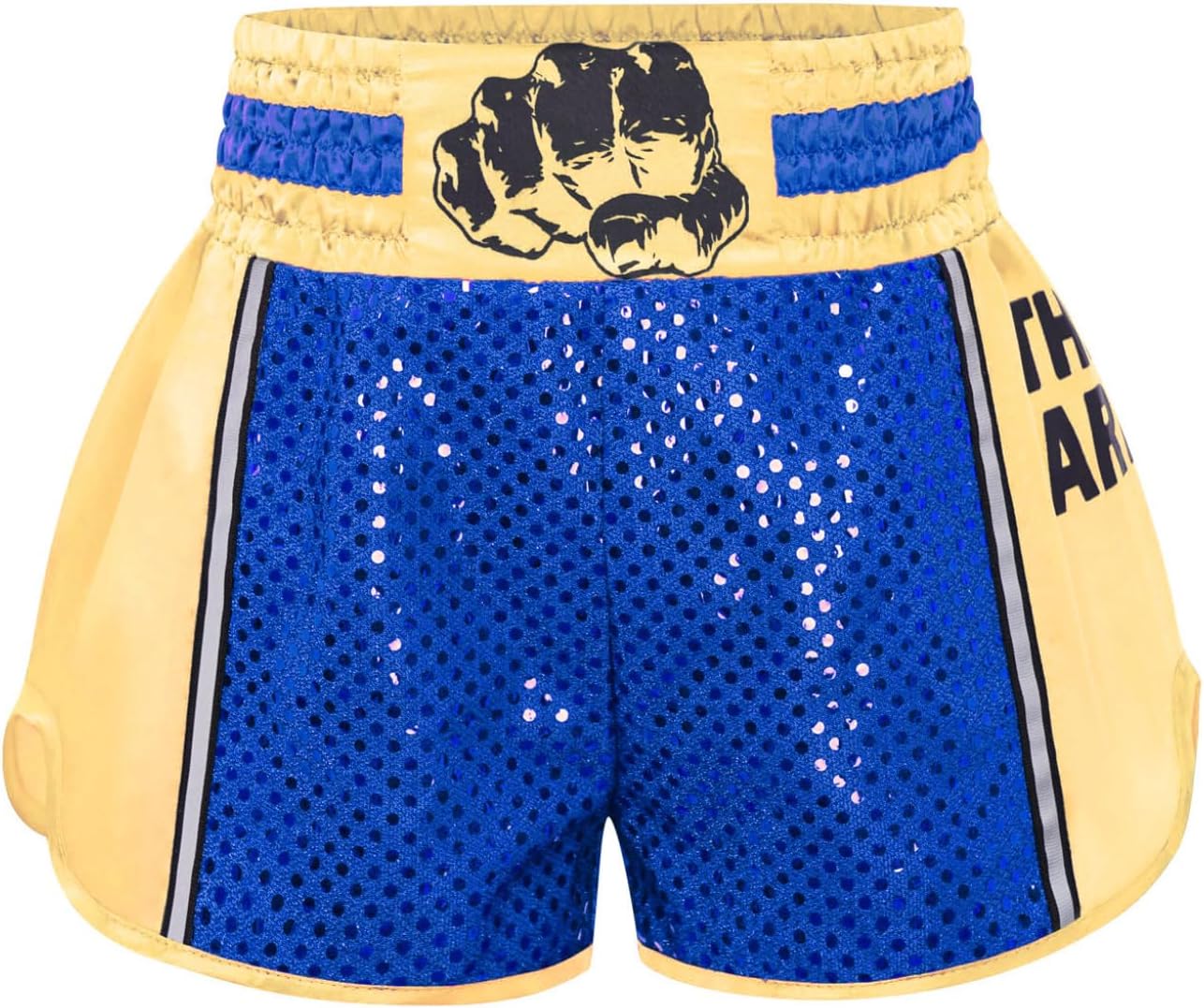 Boys Kids Kickboxing Muay Thai Shorts Taekwondo Shorts Martial Arts High Waist Kick Boxing Trunks