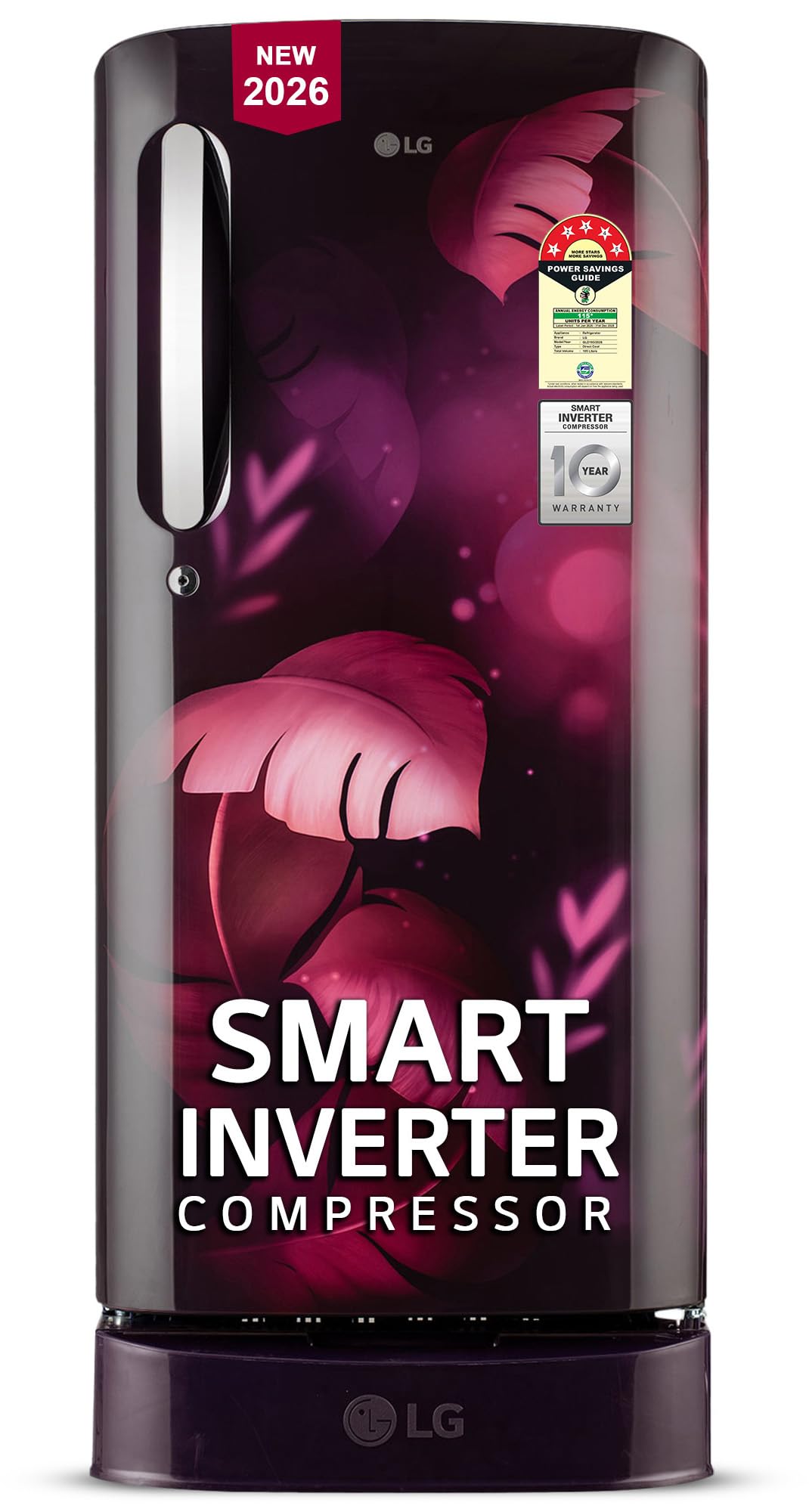LG 185L 5 Star Single Door Refrigerator GL-D201APZY
