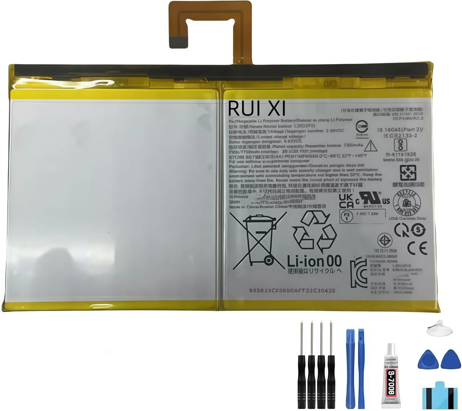 Battery compatible For Lenovo Tab P11 TB-J606F K10 TAB K10 10.3 7700mAh 3.86V L20D2P32 Tablet Battery